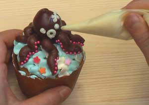 海底の物語 カップケーキ デコレーション