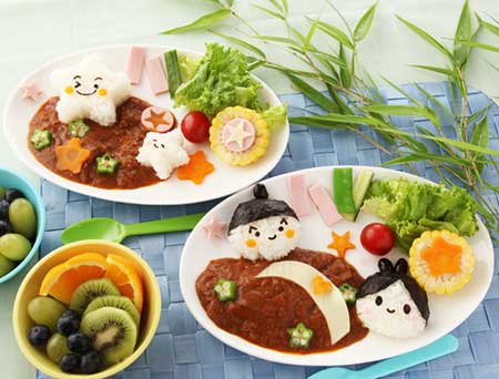 季節のお子さまランチ　七夕カレーランチ