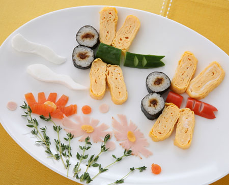季節のお子さまランチ　　秋のスケッチ