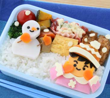 雪の日のお弁当