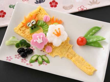 お正月の小さなお子さまランチ