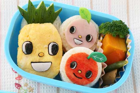 ヤマハ音楽教室 なっぷるちゃんお弁当
