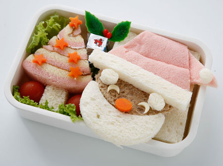 パンdeサンタ弁当 – リセマム