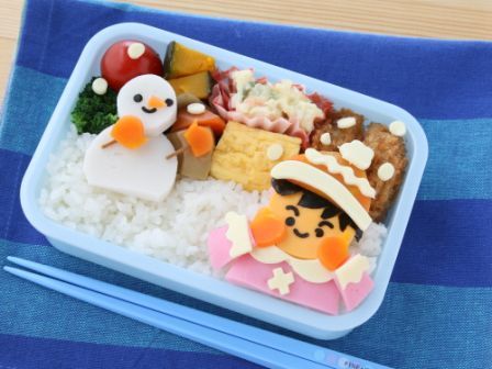 雪の日のお弁当作り方動画公開