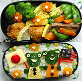仲良しカエル！弁当