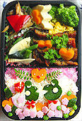 仲良しカエル2！弁当