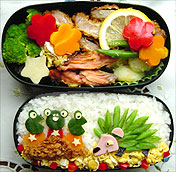 「え？怪獣じゃないよ！」弁当