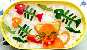 夢見る子猫弁当