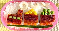 うなぎで汽車弁当