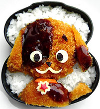 コロッケ・犬　弁当