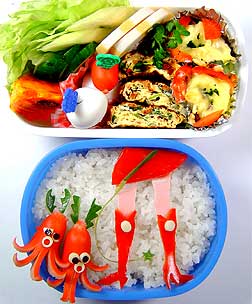 サンタクロースごっこ弁当③