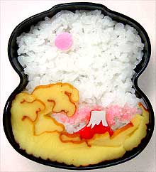 赤富士弁当