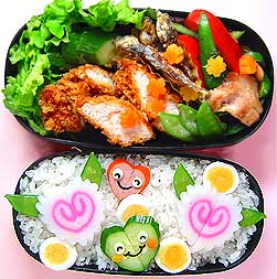 いろんなハート弁当