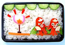 たこちゃんずのひな祭り弁当②