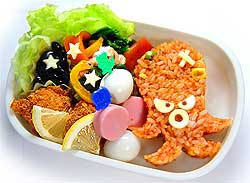 巨大たこ弁当