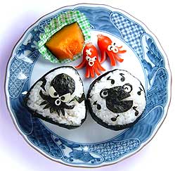 がんたこ・かえるのおにぎり弁当