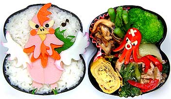 雄鶏弁当-2