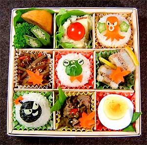 菓子箱を工夫して、行楽弁当 – リセマム