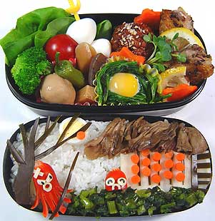 干し柿の季節弁当