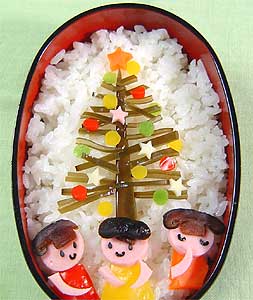 クリスマスツリー弁当③