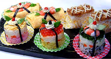 ちらし寿司 de パーティ　ケーキ