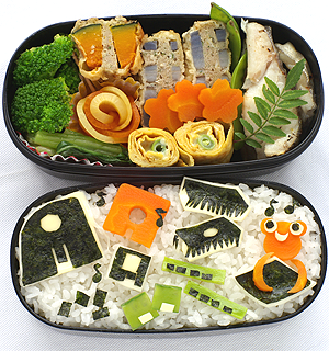 お絵かきお弁当(キャラ弁)は、途中で壊れないの? – 壊れません
