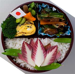 ハスの花弁当