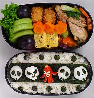 ハロウィン弁当 – ガイコツ
