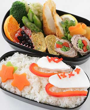 スケートぐつ弁当