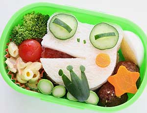 悪だくみカエル弁当