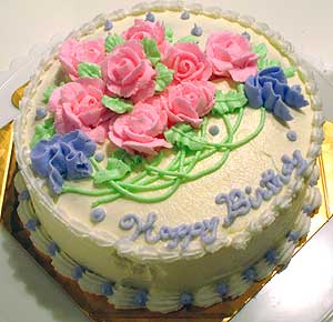 誕生日のケーキ