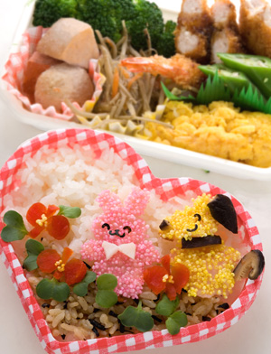 ベゴニア弁当 – みじん粉のうさぎとわんちゃん