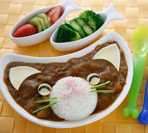 猫ちゃんカレーランチ