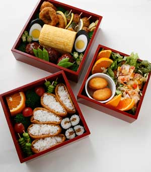 お重のお弁当 – 行楽や運動会のお弁当