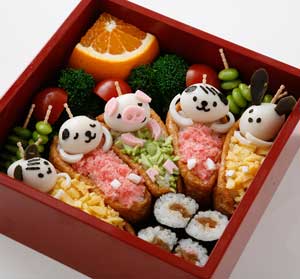 ご飯をアレンジ – お重のお弁当