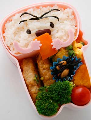 レンガも平気な奥歯です弁当