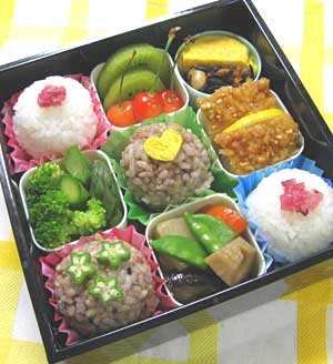 お重で弁当