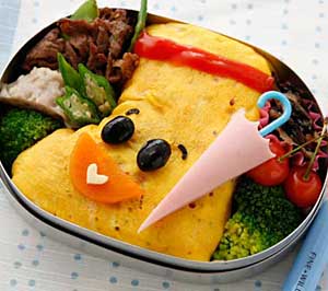 雨でも平気！長ぐつお弁当