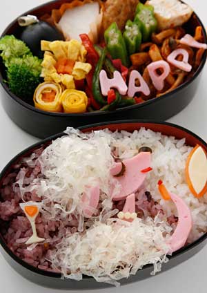 おめかしプードル弁当