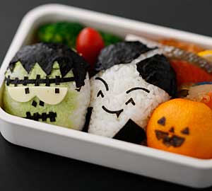 ハロウィン弁当 – ドラキュラとフランケンシュタイン