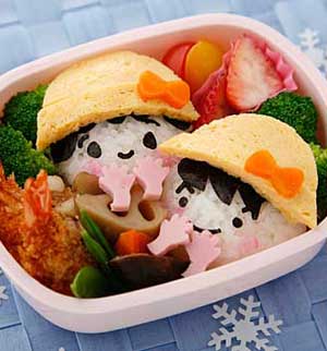 雪の日のお弁当