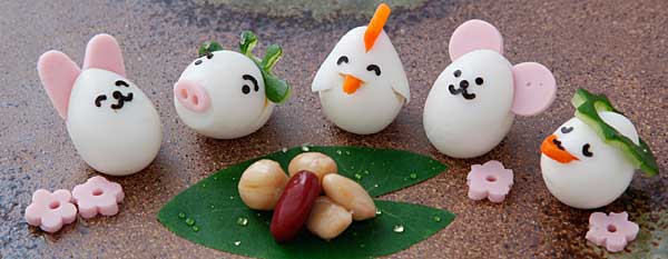 うずらの動物たち