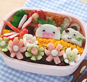 秋のコスモス弁当