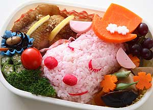 かわいいかばさん弁当