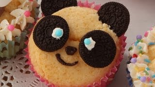 パンダのカップケーキレシピ動画公開