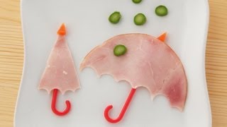 ハムで作る傘の作り方動画公開