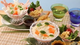 金魚すくいのひやむぎ作り方動画公開