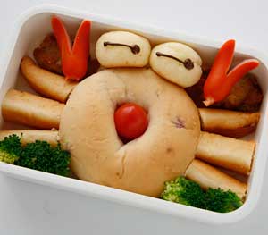 ベーグルかに弁当