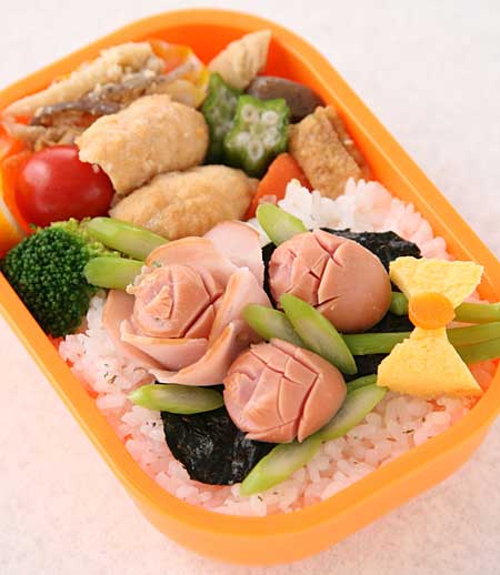 白バラ弁当