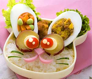 うさぎ弁当 – 今日はお耳が聞こえない